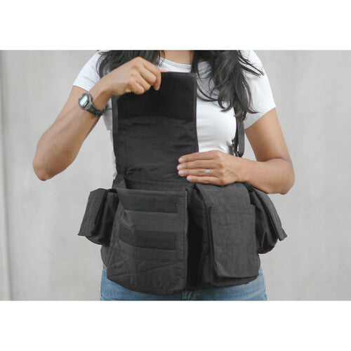 Newswear Women’s Foul Weather Digital Chestvest-Black (100%Waterproof)#739143