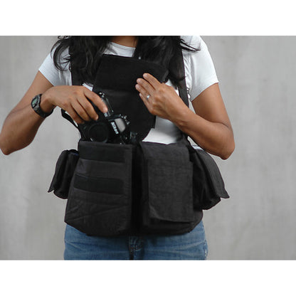 Newswear Women’s Digital Chestvest-Black #511761