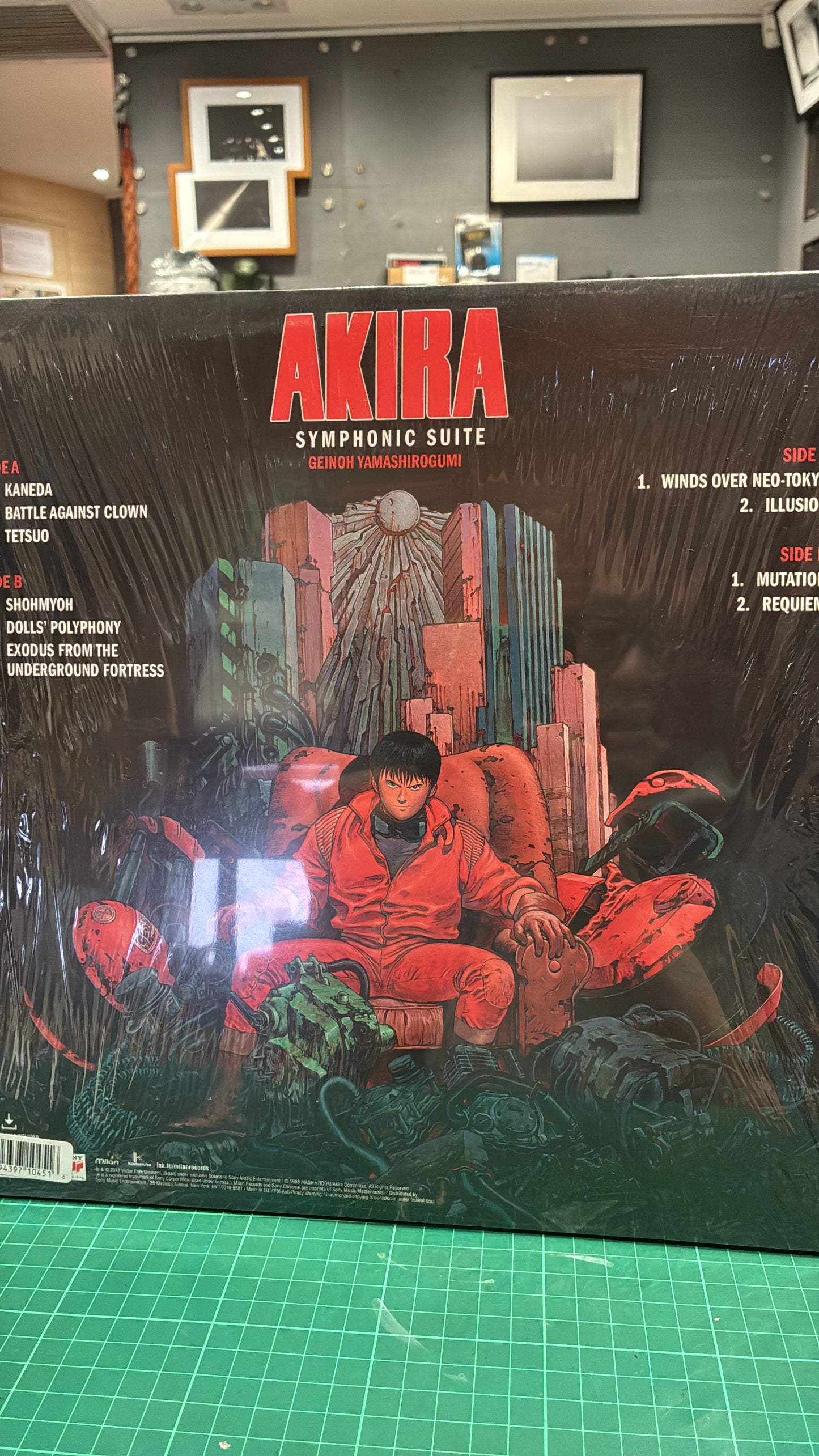 阿基拉 Akira 電影原聲黑膠大碟Original Motion Picture Soundtrack Vinyl Record By Symphonic Suite Geinoh Yamashirogumi