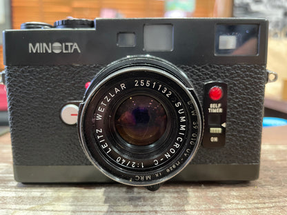 Minolta CLE Film Camera With 40mm F/2 Lens