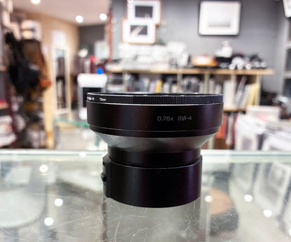 Ricoh GR 0.75x GW-4 Telecoverion Lens & Ricoh GR GA-3 Adapter for GR IV (GR4 HDF Mono)