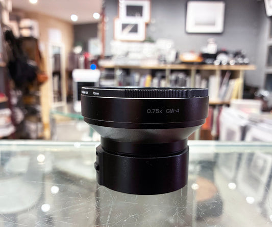 Ricoh GR 0.75x GW-4 Telecoverion Lens & Ricoh GR GA-3 Adapter for GR IV (GR4 HDF Mono)