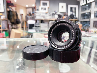 Leica Summicron 35mm F/2 6 Elements Black