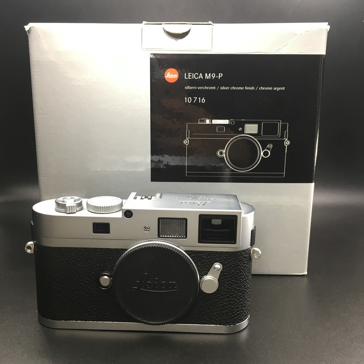 Leica M9-P (10716) Silver digital rangefinder camera m9P - meteor