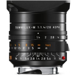 Leica Summilux-M 28mm f/1.4 ASPH. Lens (Black) 11668