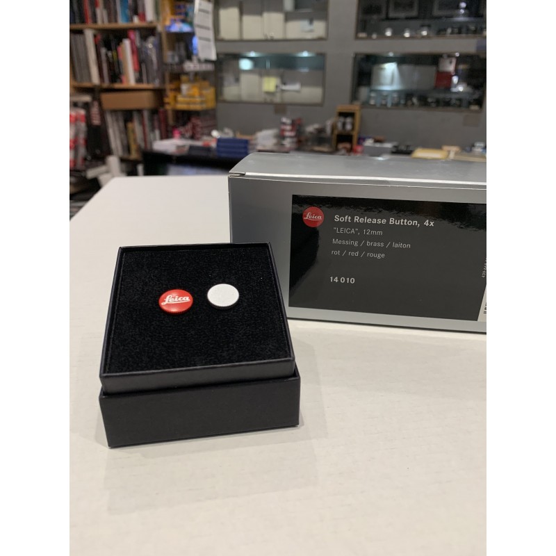 LEICA Soft Release Button ,4x ,'Leica 'red - meteor