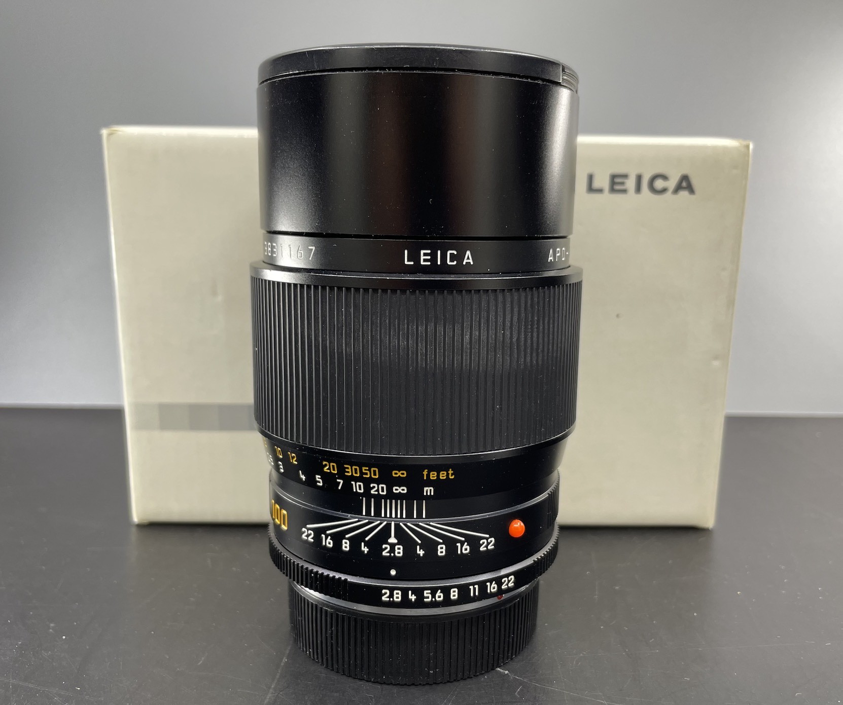 Leica Apo-Macro-Elmarit-R 100mm F/2.8 ROM (BOXED) - meteor