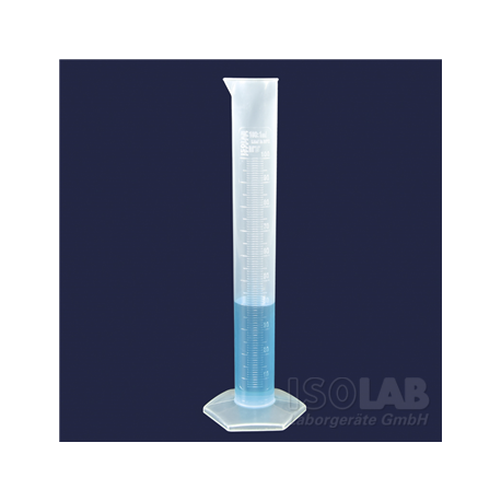 ISOLab Cylinder(PP,Embossed Scale)100ml