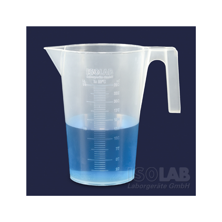 ISOLab Beaker W/Handle(PP,Embossed Scale)1L