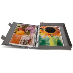 Printfile Safe-T-Binder With Rings (Grey)